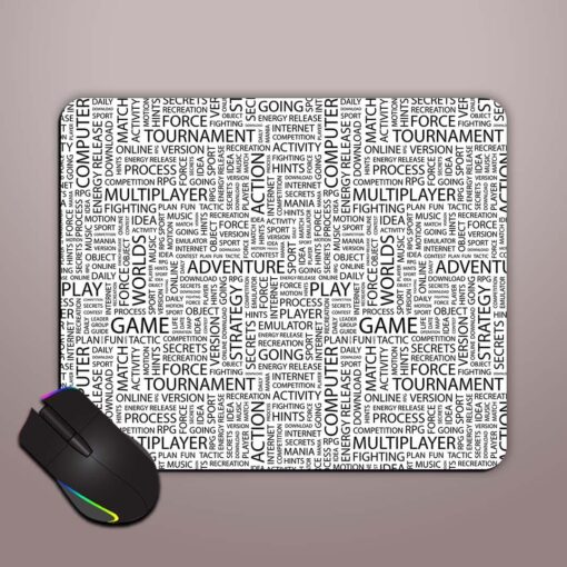 Game Seamless Vector Mouse Pad Zapvi