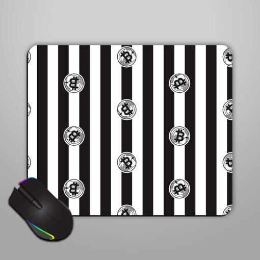 Cryptocurrency Seamless Pattern Mouse Pad Zapvi