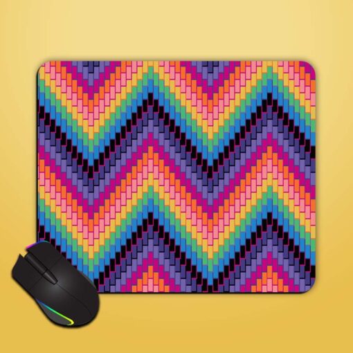 Amzing Zigzag Artwok Mouse Pad Zapvi