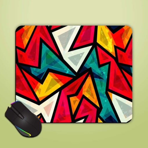 Triangle Seamless Mouse Pad Zapvi