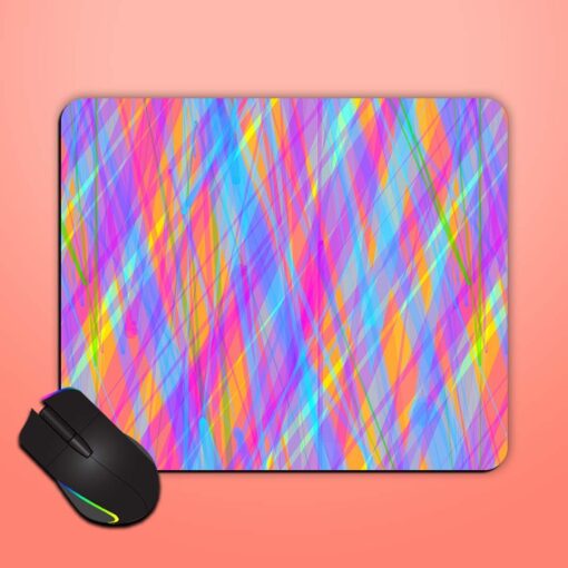 Colorful Striped Surface Mouse Pad Zapvi