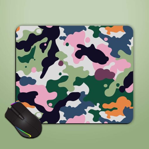 Seamless Funky Camouflage Mouse Pad Zapvi