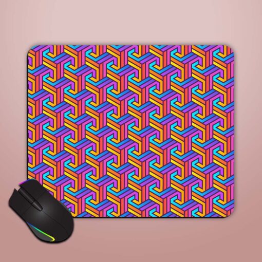 Modern Geometric Pattern Mouse Pad Zapvi