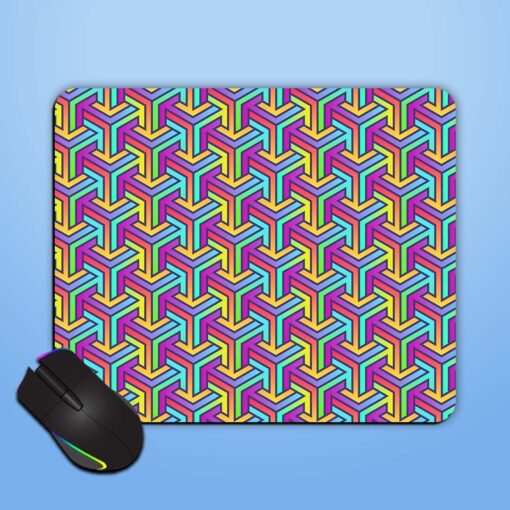 Modern Geometric Pattern Mouse Pad Zapvi