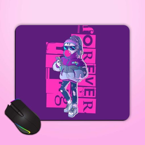 Forever Young Girl Mouse Pad Zapvi