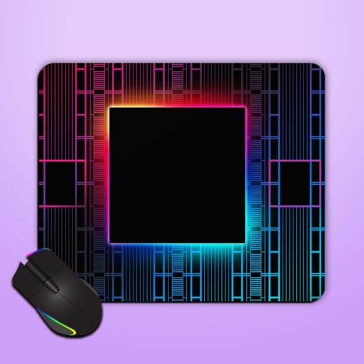 Neon 3D Illusion Mouse Pad Zapvi