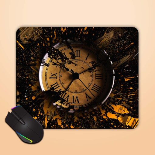 Antic Clock Mouse Pad Zapvi