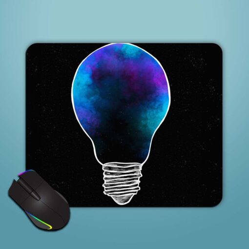 Galaxy Bulb Art Mouse Pad Zapvi