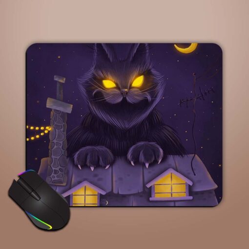 Halloween Cat Mouse Pad Zapvi