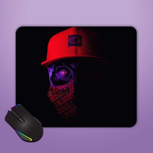 Face On Gold Mouse Pad Zapvi