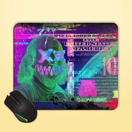 Colorful 100 Dollor Mouse Pad Zapvi