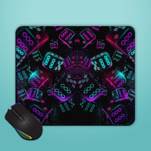 Neon Cube Mouse Pad Zapvi