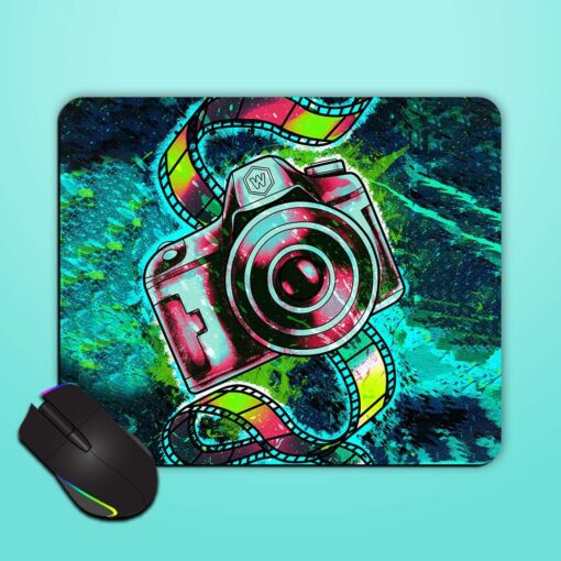 Camera Reel Art Mouse Pad Zapvi