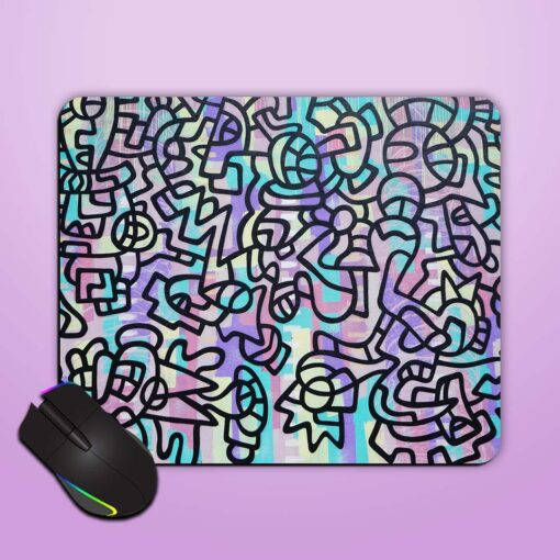 Line Art Mouse Pad Zapvi