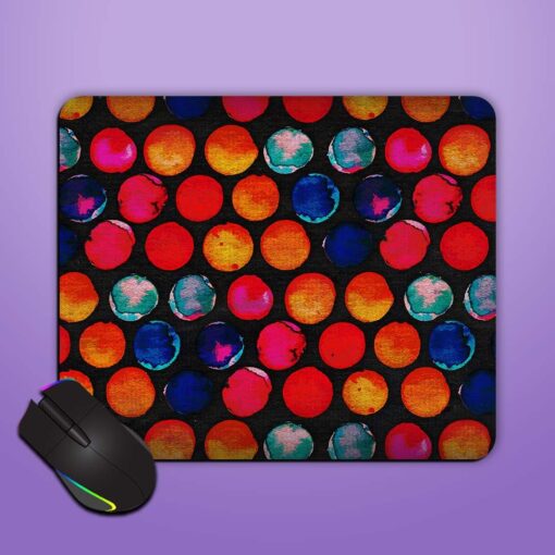 Color Dots Art Mouse Pad Zapvi