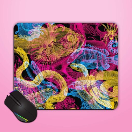 Endangered Animals Art Mouse Pad Zapvi