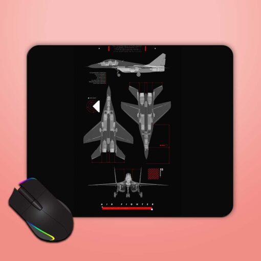 Air Fighter Mouse Pad Zapvi