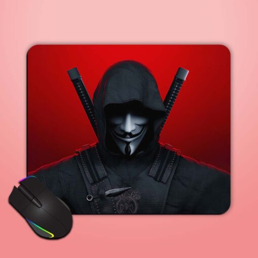 Anonymous Man Mouse Pad Zapvi