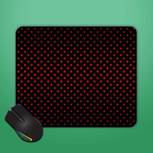 Red Doted Bg Mouse Pad Zapvi