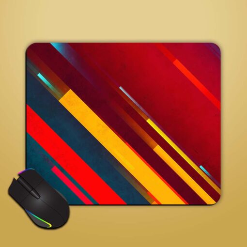 Cross Stripe Bg Mouse Pad Zapvi