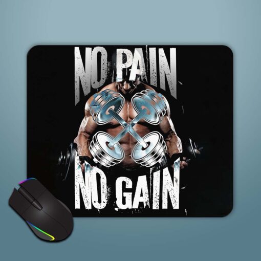 No Pain No Mouse Pad Zapvi