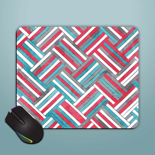 Abstract Wattled Seamless Mouse Pad Zapvi