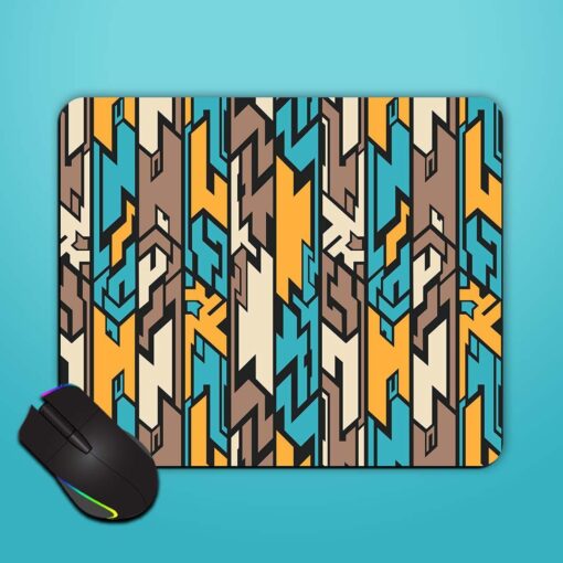 Alien Seamless Pattern Mouse Pad Zapvi