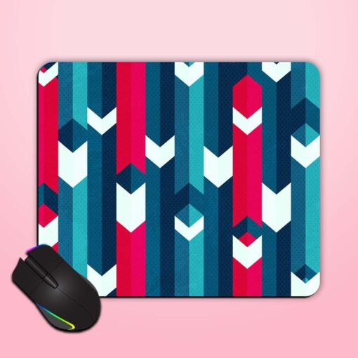 Blue Color Stripes Mouse Pad Zapvi