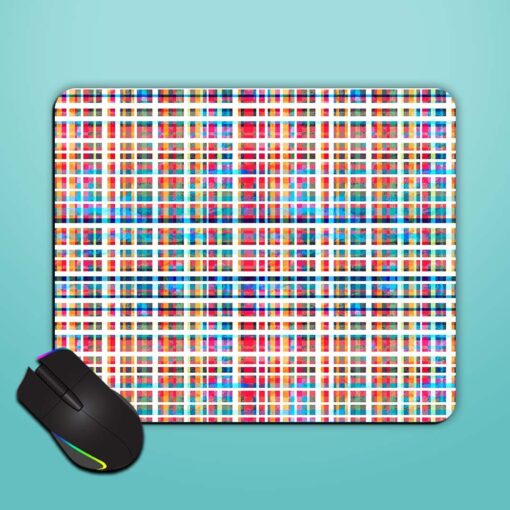 Colorful Grid Seamless Mouse Pad Zapvi