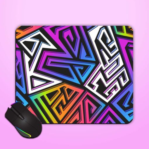 Graffiti Seamless Pattern Mouse Pad Zapvi