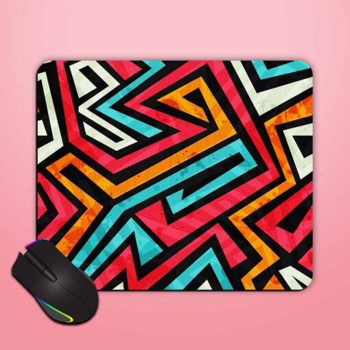 Graffiti Tribal Seamless Mouse Pad Zapvi