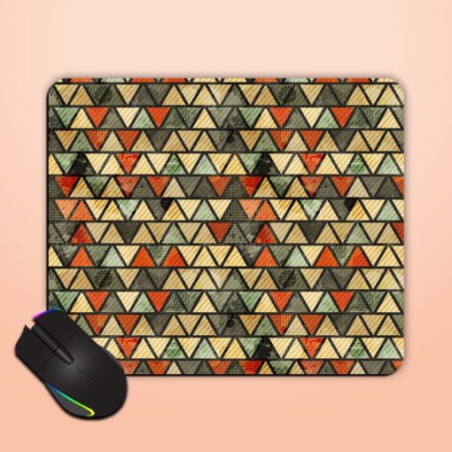 Grunge Triangle Seamless Mouse Pad Zapvi