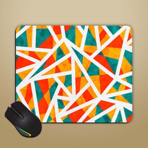 Mosaic Triangle Seamless Mouse Pad Zapvi