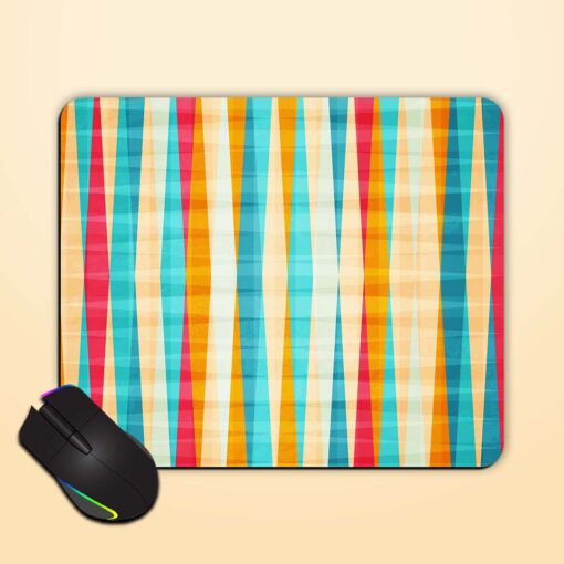 Rainbow Rhombus Seamless Mouse Pad Zapvi