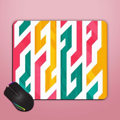 Retro Geometric Seamless Mouse Pad Zapvi