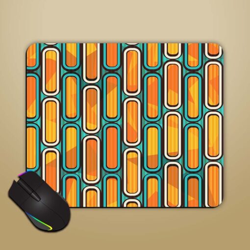 Retro Stripes Seamless Mouse Pad Zapvi