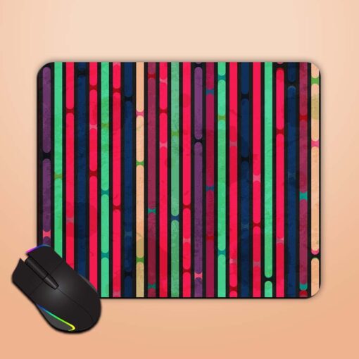 Retro Stripes Seamless Mouse Pad Zapvi