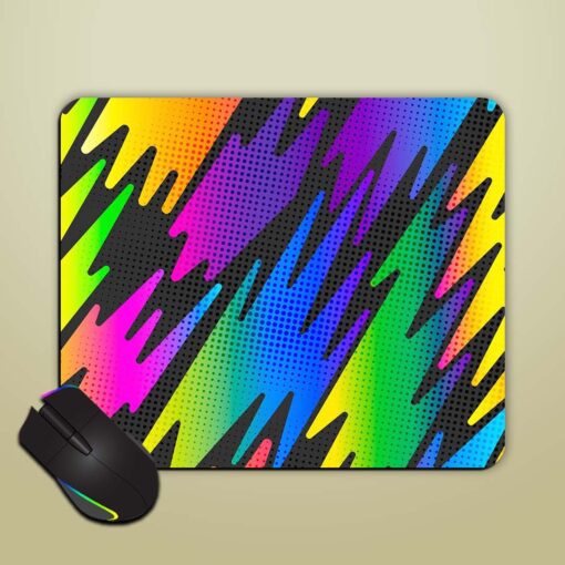 Abstract Seamless Geometric Mouse Pad Zapvi