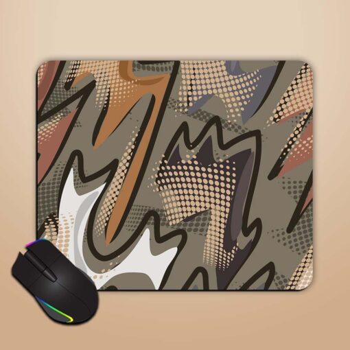 Abstract Seamless Geometric Mouse Pad Zapvi