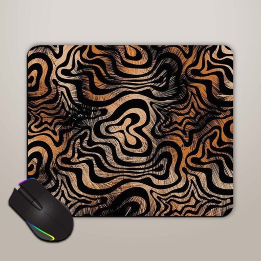 Abstract Zebra Animal Mouse Pad Zapvi