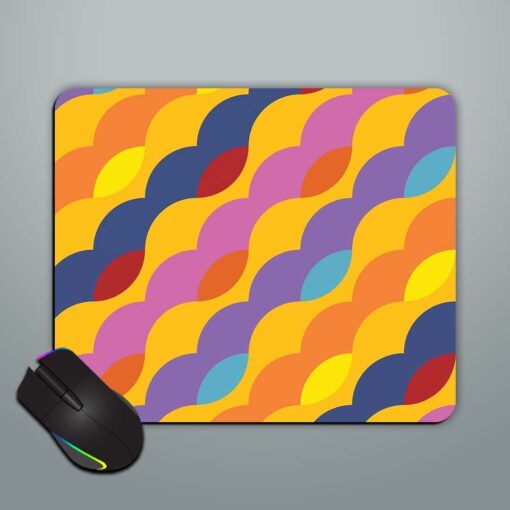 Aesthetic Geometric Seamless Mouse Pad Zapvi