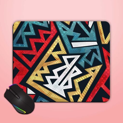 Ancient Geometric Vector Mouse Pad Zapvi