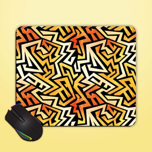 Ancient Maze Seamless Mouse Pad Zapvi