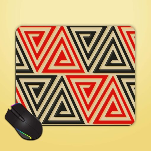 Ancient Triangle Spiral Mouse Pad Zapvi