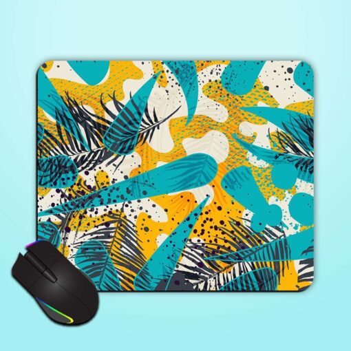 Bold Abstract Jungle Mouse Pad Zapvi