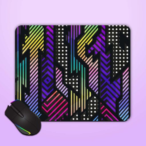 Bright Abstract Seamless Mouse Pad Zapvi