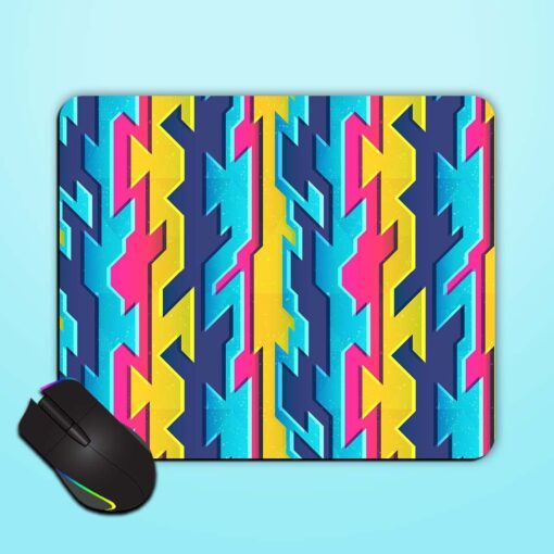 Bright Color Geometric Mouse Pad Zapvi