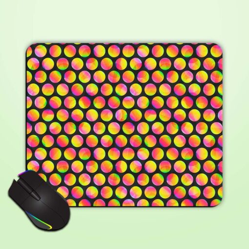 Circle Rainbow Seamless Mouse Pad Zapvi