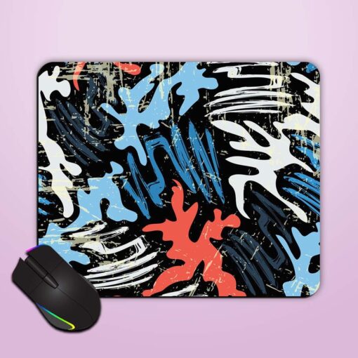 Color Abstract Seamless Mouse Pad Zapvi