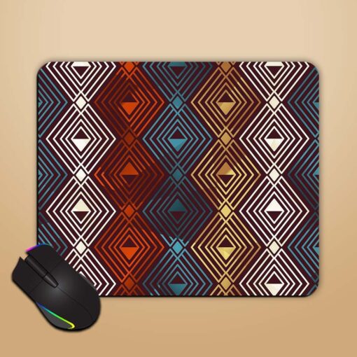 Colored Tribal Mosaic Mouse Pad Zapvi